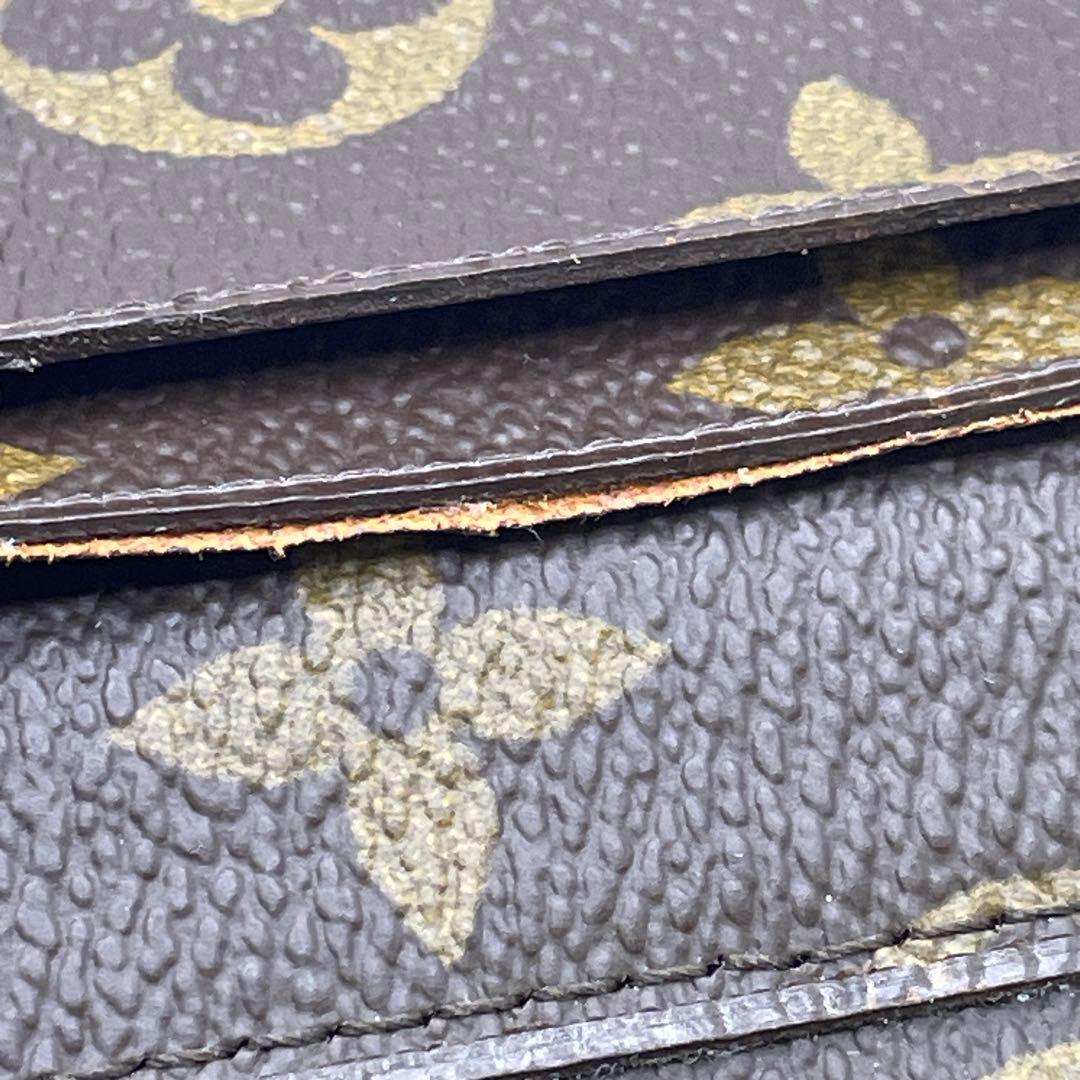 ルイヴィトン ポッシュ エスカパド モノグラム トラベルケース 長財布 ブラウン