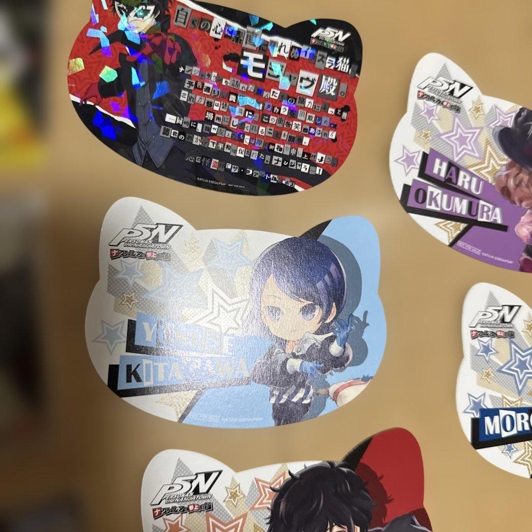 ペルソナ５　ナンジャタウン　アクリルスタンド　全９種　おまけ付　雨宮蓮　明智吾郎