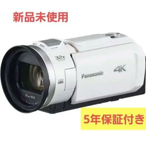 【5年保証付き】Panasonic ビデオカメラ HC-VX3 4K ホワイト