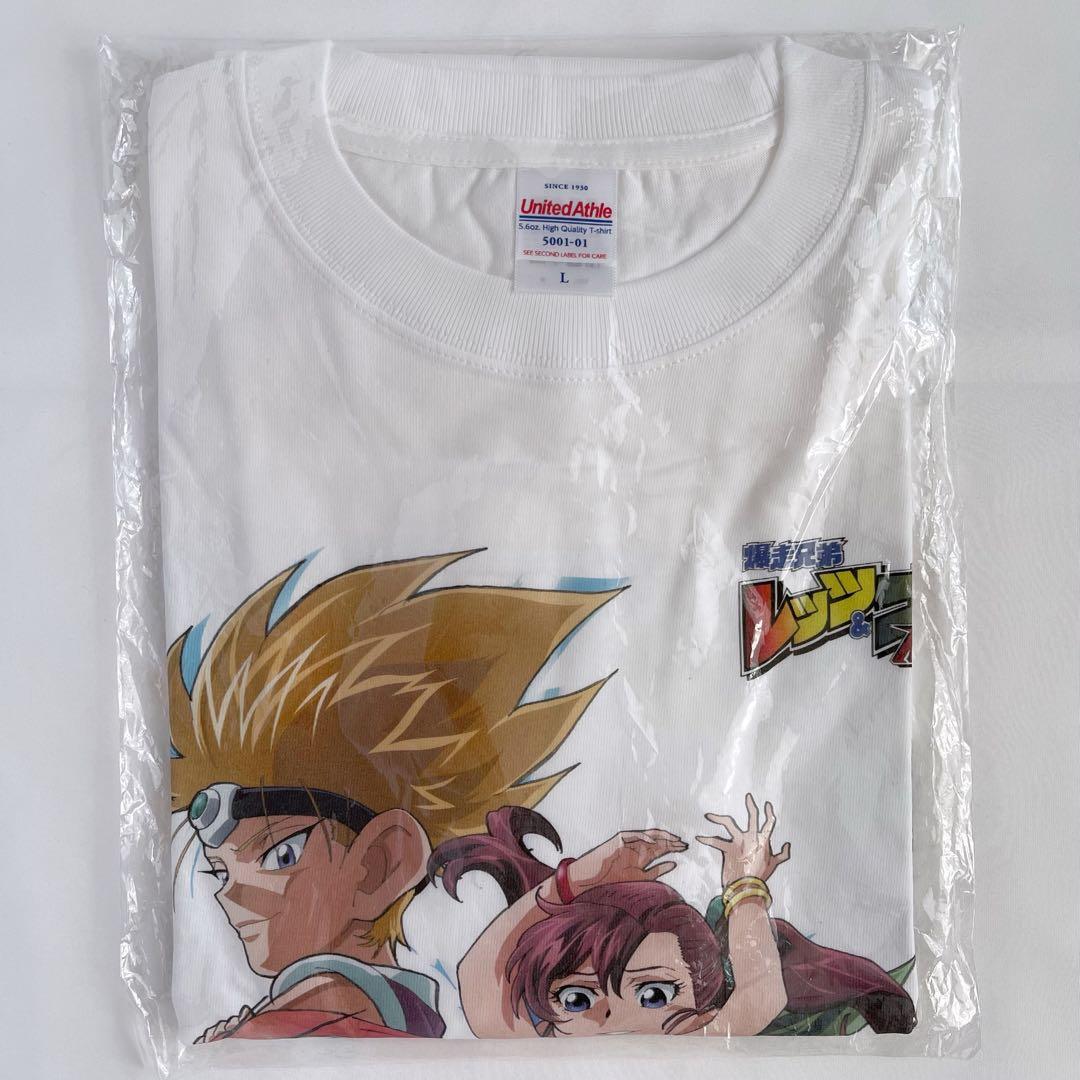 爆走兄弟レッツ&ゴー!! Tシャツ Lサイズ こしたてつひろ ミニ四駆