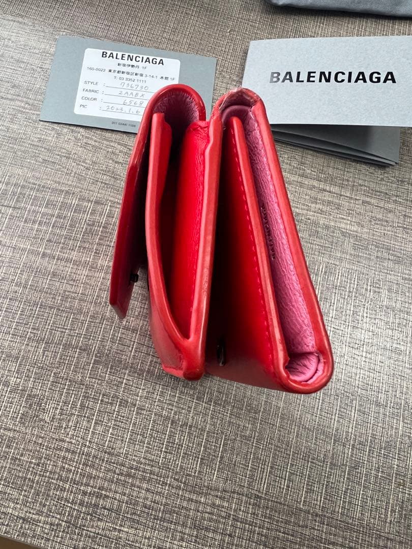 BALENCIAGA三つ折り財布