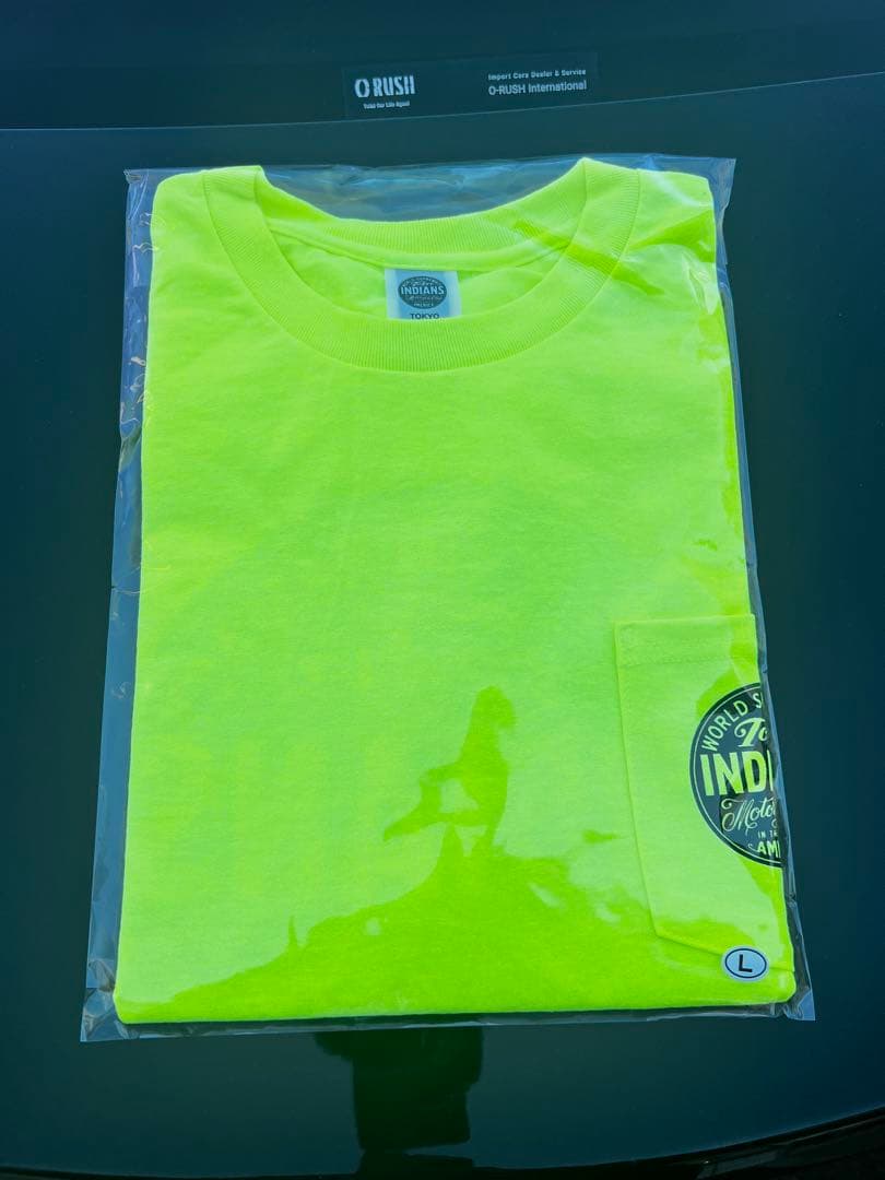 G*E様 東京インディアンズ　蛍光黄色　Tシャツ　hrcs205