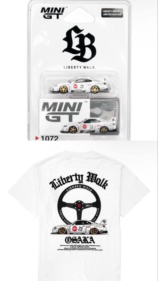 MINI GT LB-Super SLHTE S15 ミニカー & Tシャツ