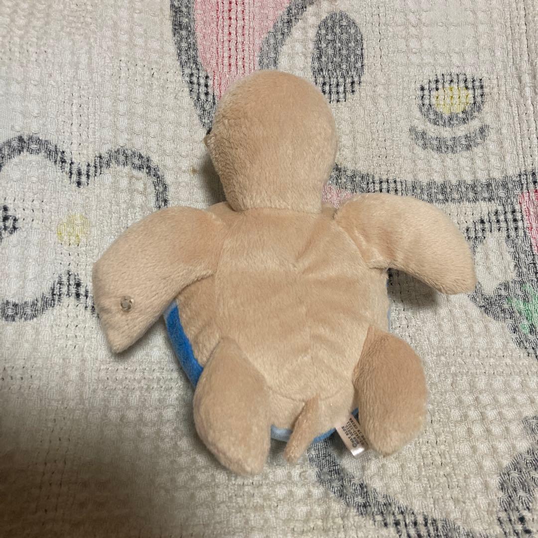 モンスイユ　MAY BLUE カメ　ぬいぐるみ　中古品　穴あき有