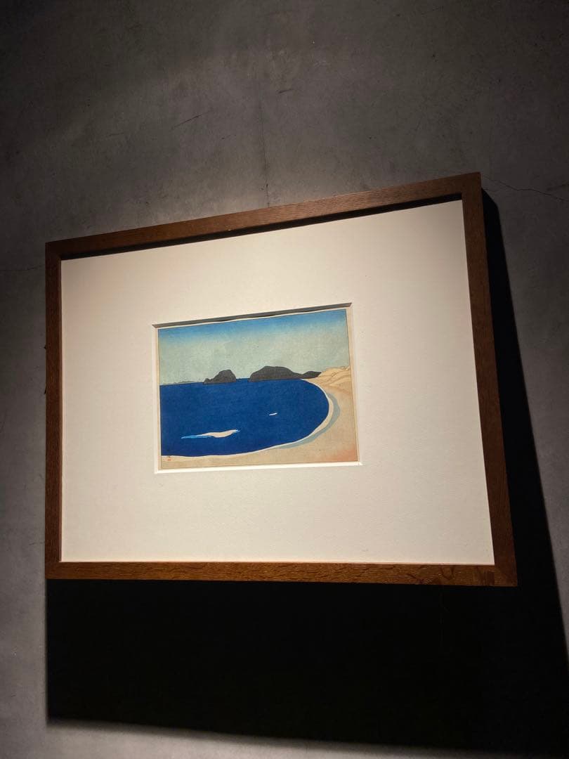 専用　他の人発送× 坂本繁二郎　筑紫五景　『神奏』　木版画　錦絵　美品