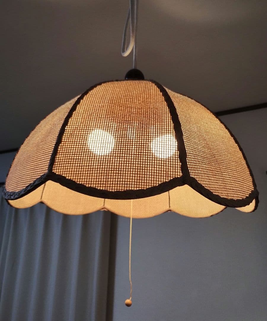 籐ラタン ペンダントライト/ 天井 アンティーク