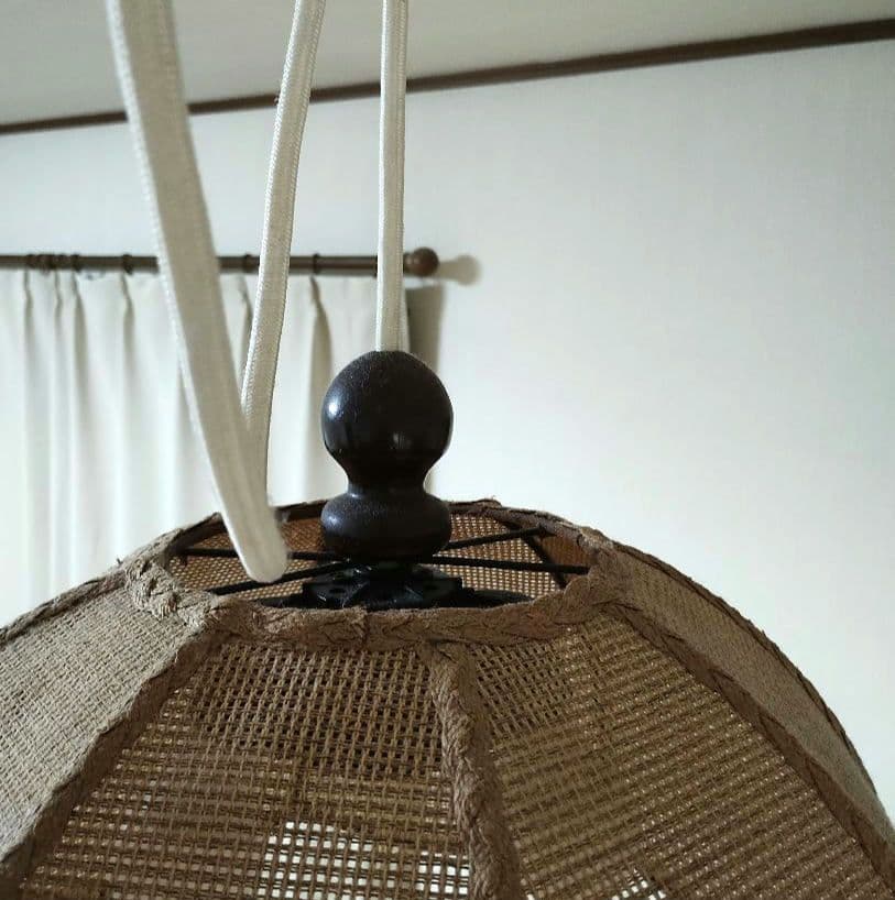 籐ラタン ペンダントライト/ 天井 アンティーク