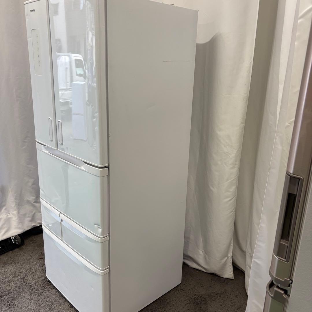 813❤️冷蔵庫　東芝　大型　400-500ℓ　中古　安い　設置無料　フレンチドア