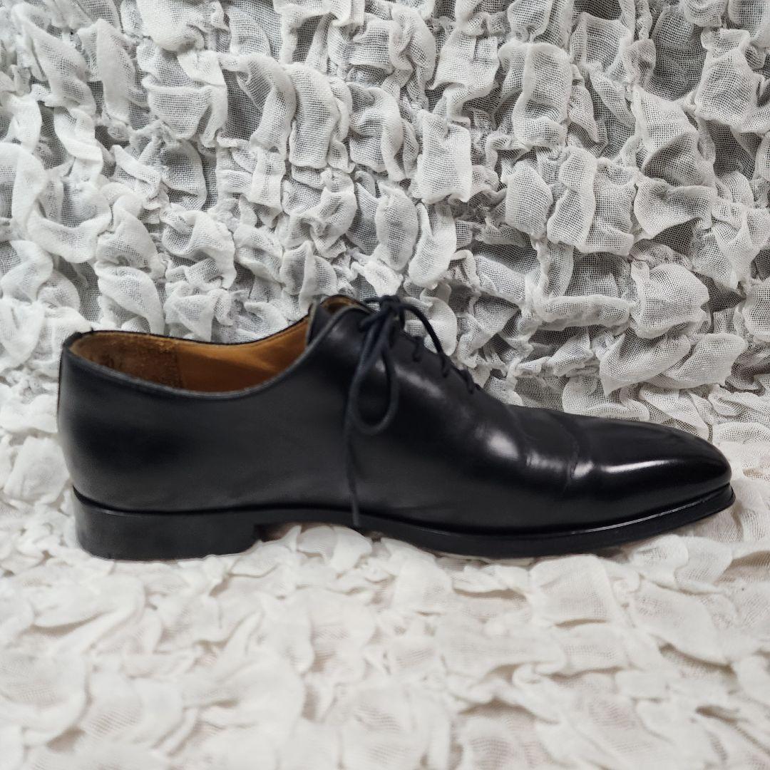 ☆ヤックル☆マグナーニ プレーントゥ イントレチャート レザー シューズ