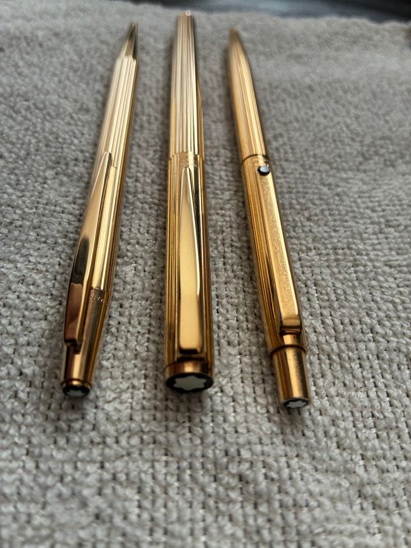 エ*和様 ◾️MONT BLANC モンブラン◾️ゴールド ボールペン・万年筆