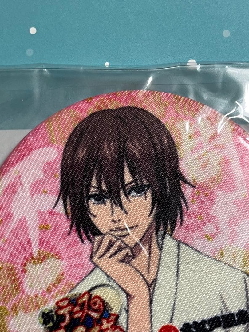 新テニスの王子様 大江戸温泉物語コラボ 缶バッジミラー 不二 周助