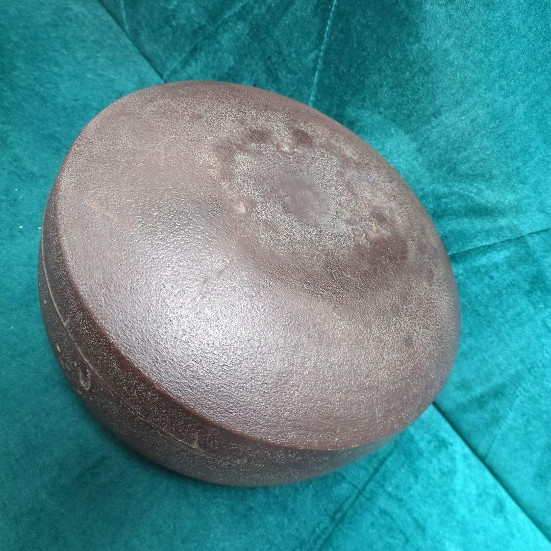 【茶道　茶釜】高橋敬典　平丸立口釜　はじき肌