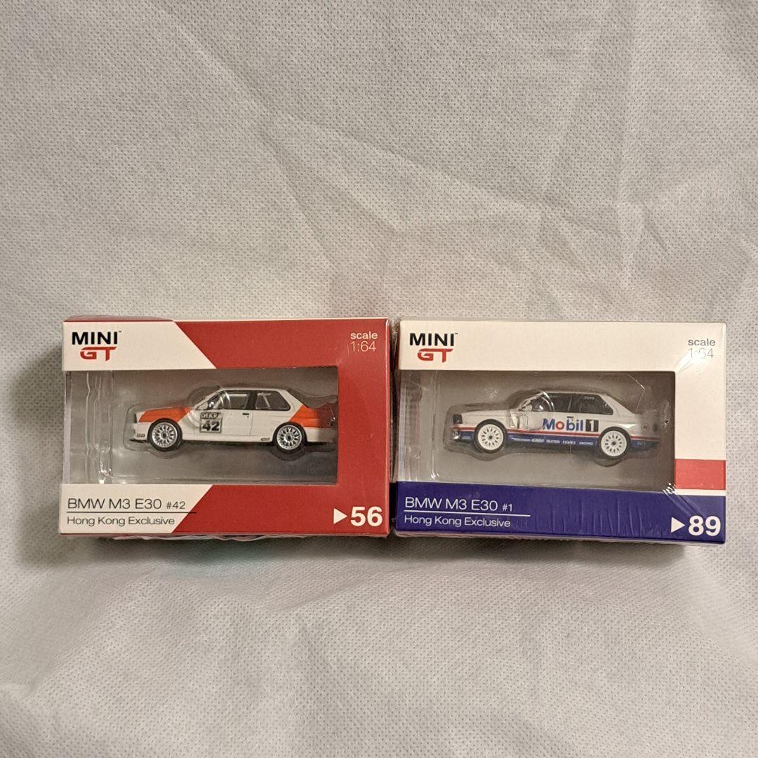 MINI GT BMW M3 E30 2台セット 香港限定