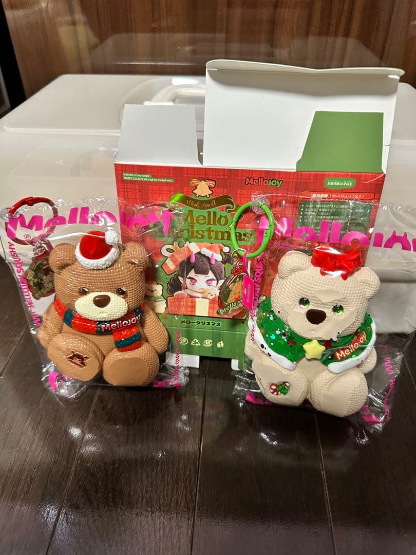 mellojoy クリスマスベア 2体セット