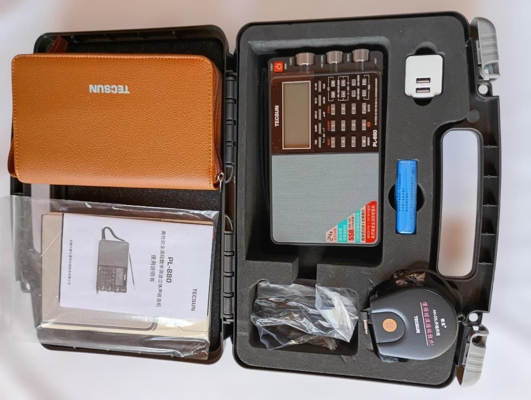 人気のTECSUN PL-880 ワールドバンド受信機 (セット）