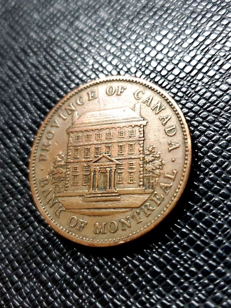 2379.　極美品　1842年　カナダ　バンクトークン　1ペニー