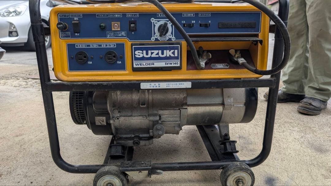 SUZUKI ガソリン発電機 エンジンウェルダー溶接機
