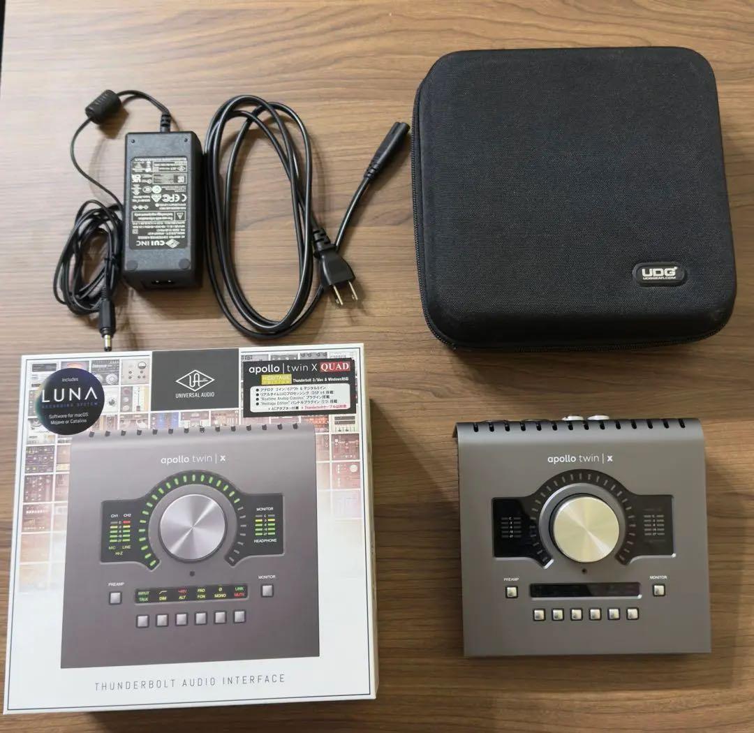 Apollo Twin X QUAD 【専用ケース&サンダーボルト3ケーブル付】
