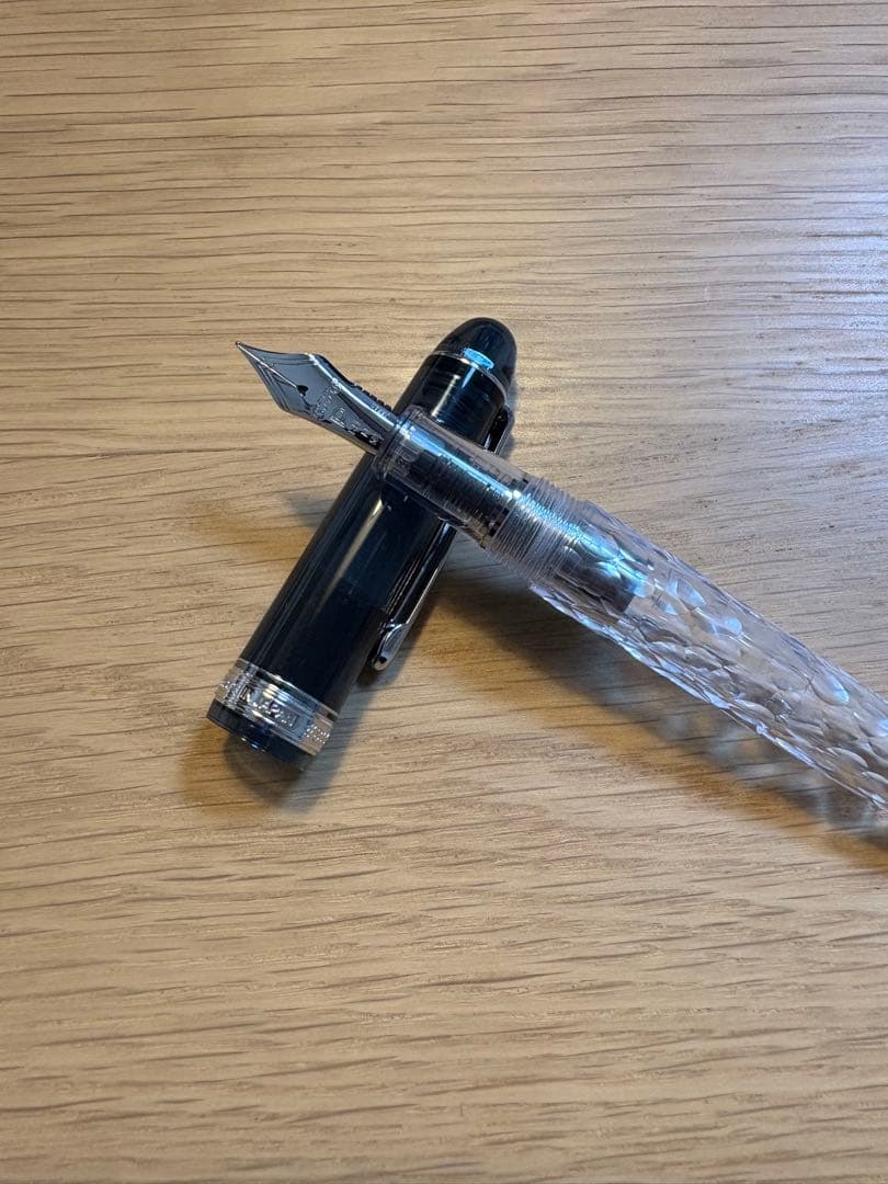 限定品　プラチナ万年筆　センチュリー　鱗雲　中字