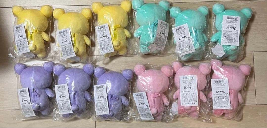 リラックマ 20Colors ぬいぐるみ　〜４Seasons 〜4種　3セット