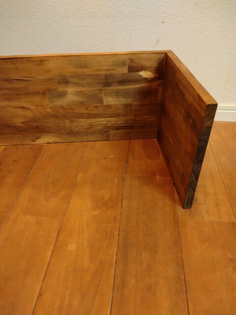 木製　ハンドメイド　オーダー　コの字　ワトコオイル　踏み台　水槽台