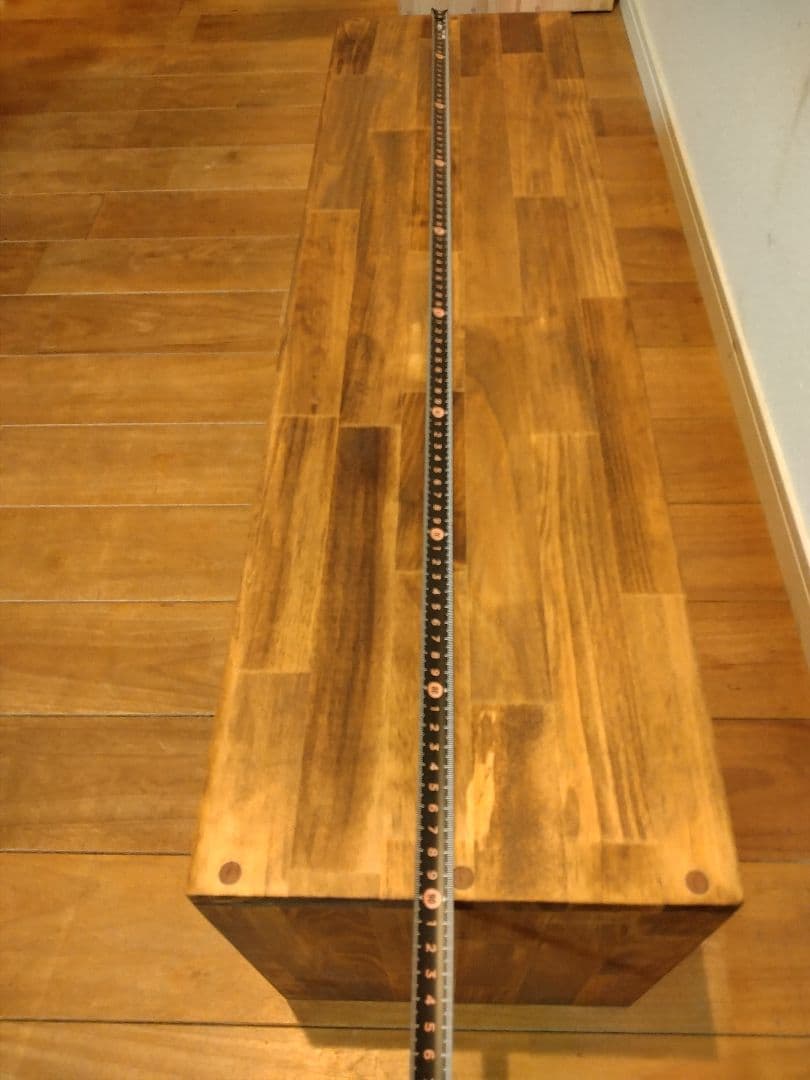 木製　ハンドメイド　オーダー　コの字　ワトコオイル　踏み台　水槽台