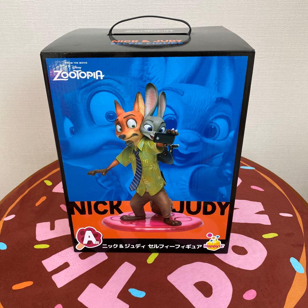 ズートピア セルフィーフィギュア　 ニック&ジュディ ハッピーくじ A賞