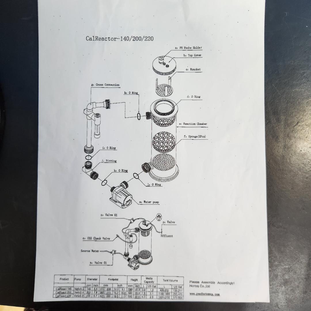 OCTO CalReact 200 カルシウムリアクター