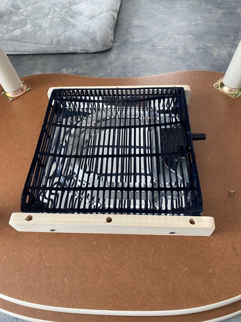 ニトリ家具✨豆型ホワイト　木製こたつテーブル 横90 縦約60 高さ37