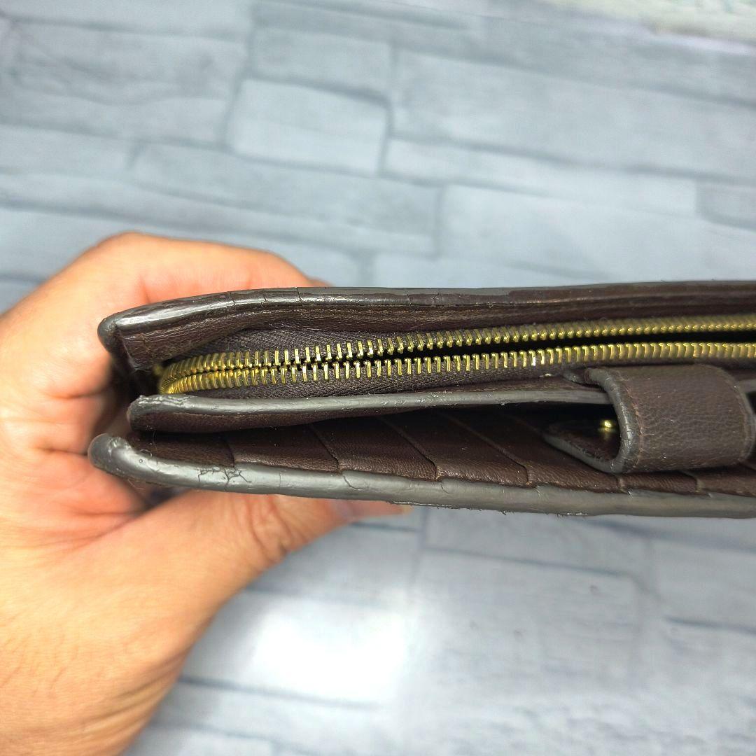 て*き様 BOTTEGA VENETA ブラウン　レザー イントレチャート 二つ