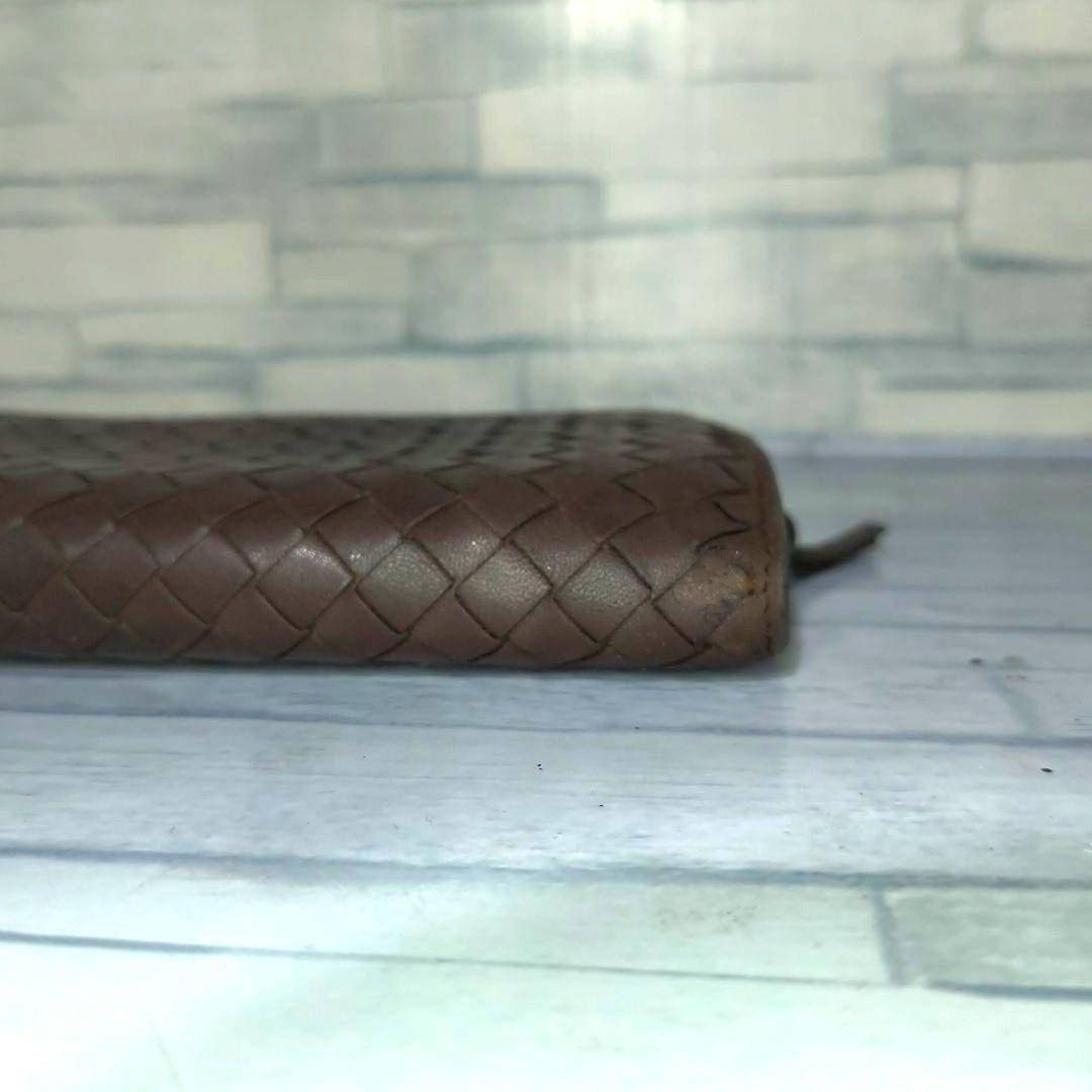 て*き様 BOTTEGA VENETA ブラウン　レザー イントレチャート 二つ