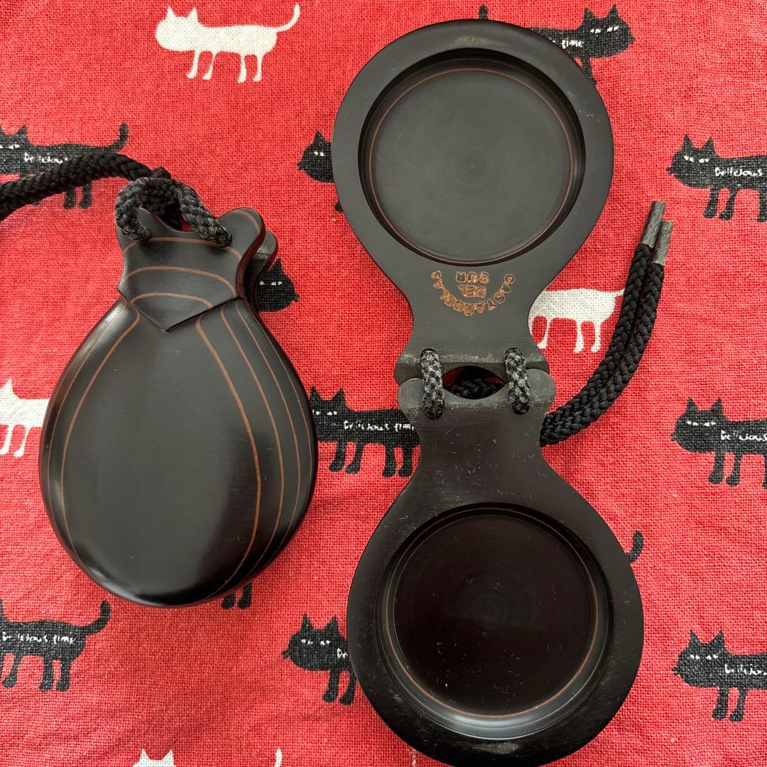 黒色 木製 カスタネット CASTAMELAS DEL SUR