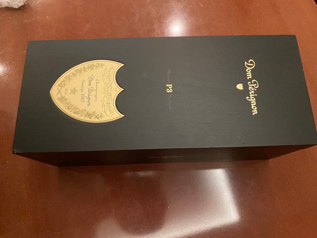 1983！木箱レア物！ドンペリニヨン P3 ゴールドラベイラヴェイ 空瓶ケース