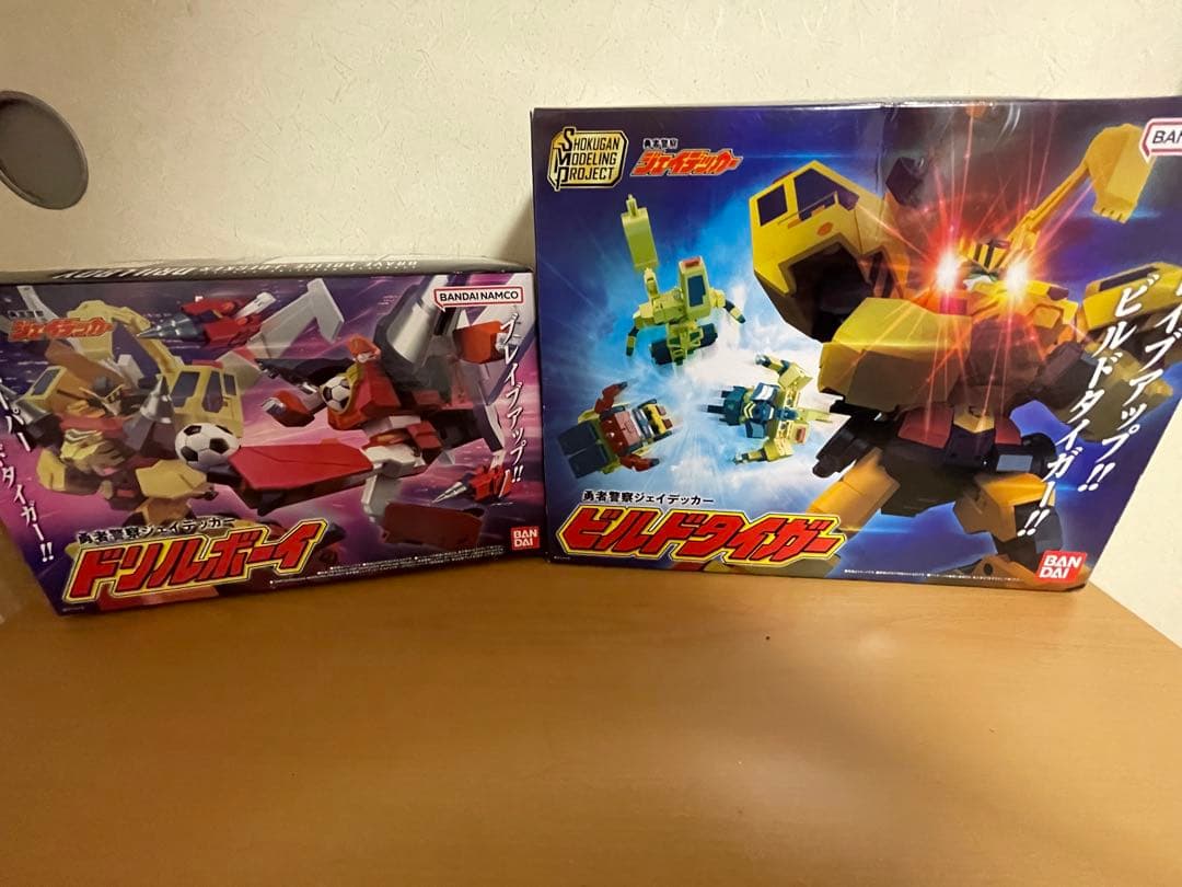 SMP ジェイデッカー　デュークファイヤー　ビルドタイガー　ドリルボーイ　組立済