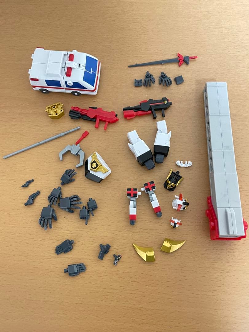 SMP ジェイデッカー　デュークファイヤー　ビルドタイガー　ドリルボーイ　組立済