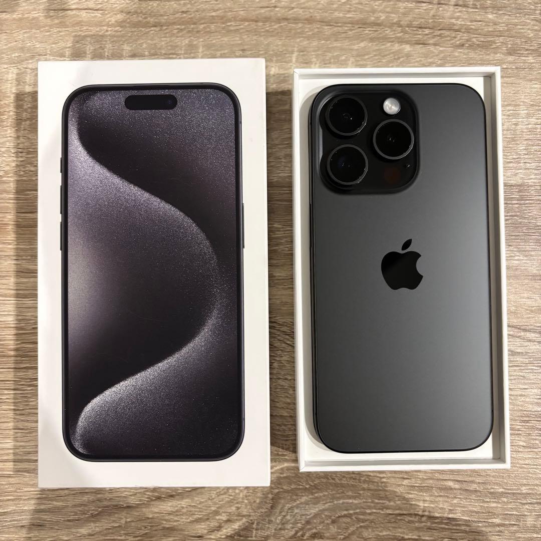 値下げ中：【美品】iPhone 15 Pro 256GB／国内版SIMフリー