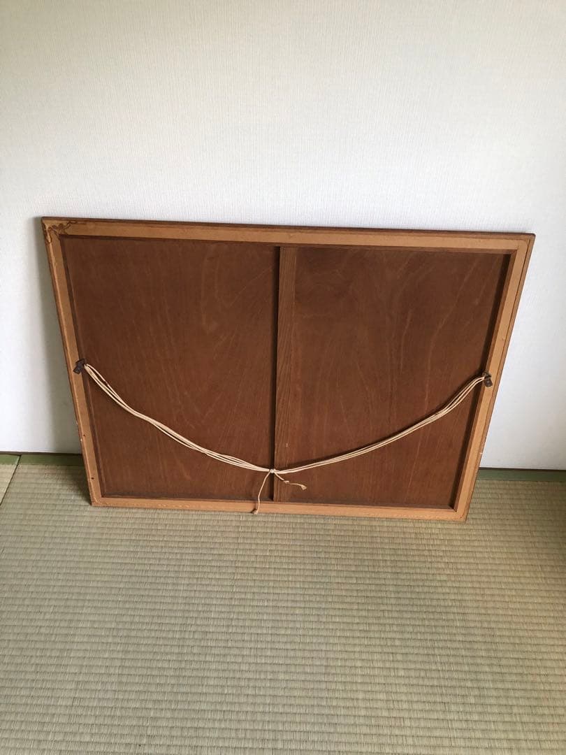 木版画 羊と少年