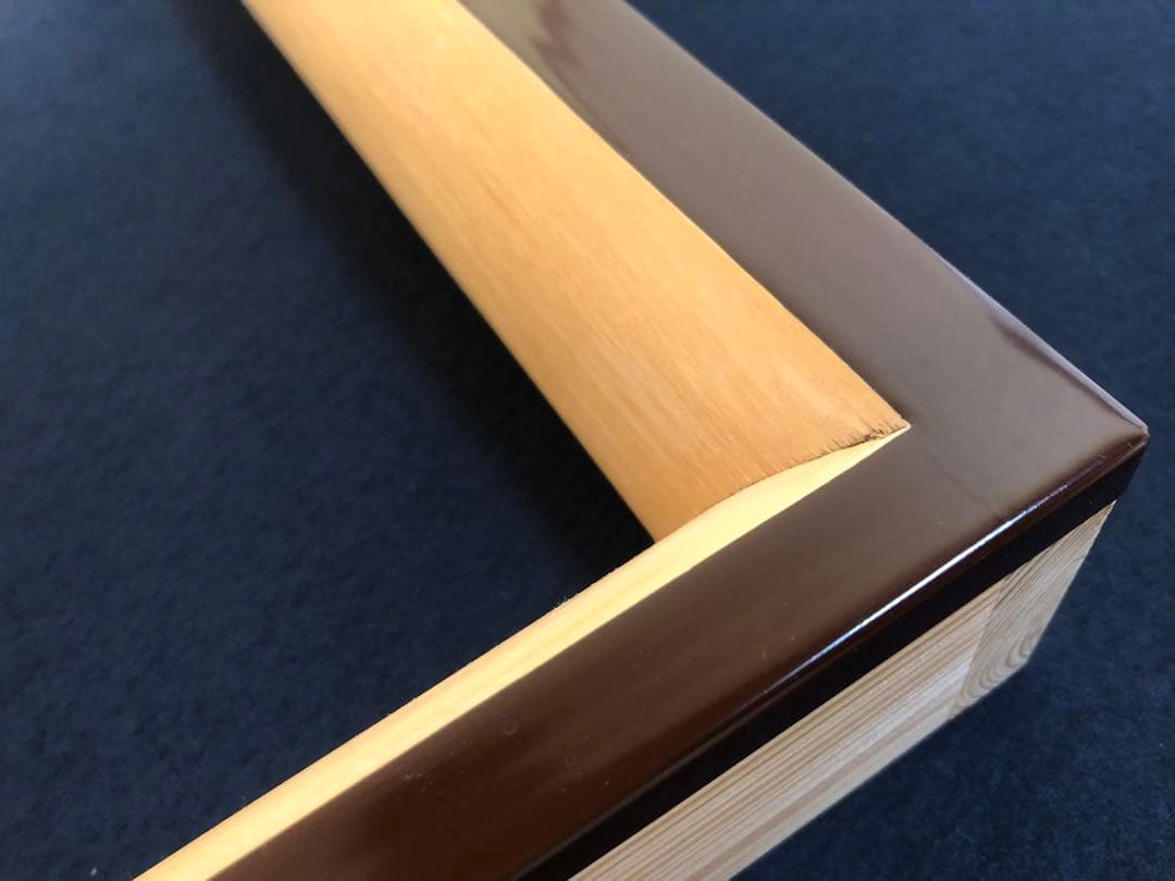 《R》茶道具 北山丸杉 炉縁 元箱　260116き4