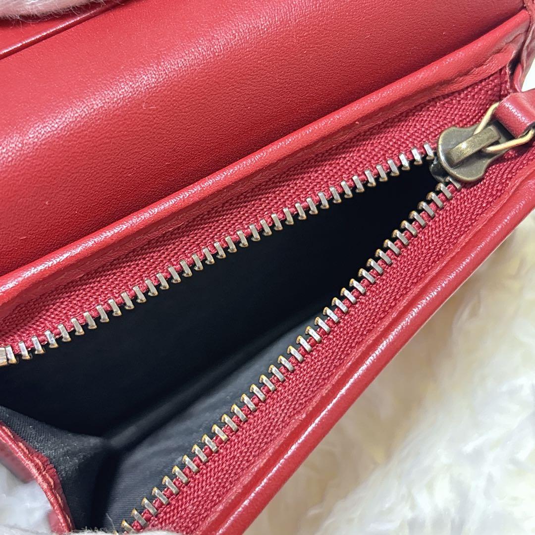 極美品✨GUCCI ストーン抜けなし チェリー さくらんぼ 二つ折り財布 GG柄