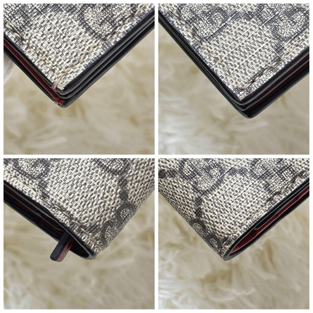 極美品✨GUCCI ストーン抜けなし チェリー さくらんぼ 二つ折り財布 GG柄