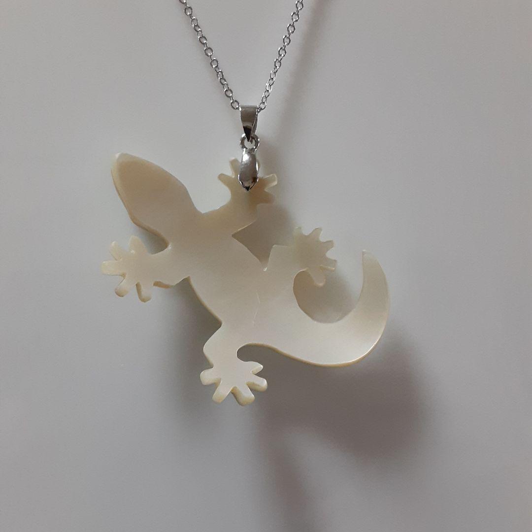 夜光貝　(ほたるガラスカフェ結様。)3点セット『ヤモリ/タツノオトシゴ/雫』