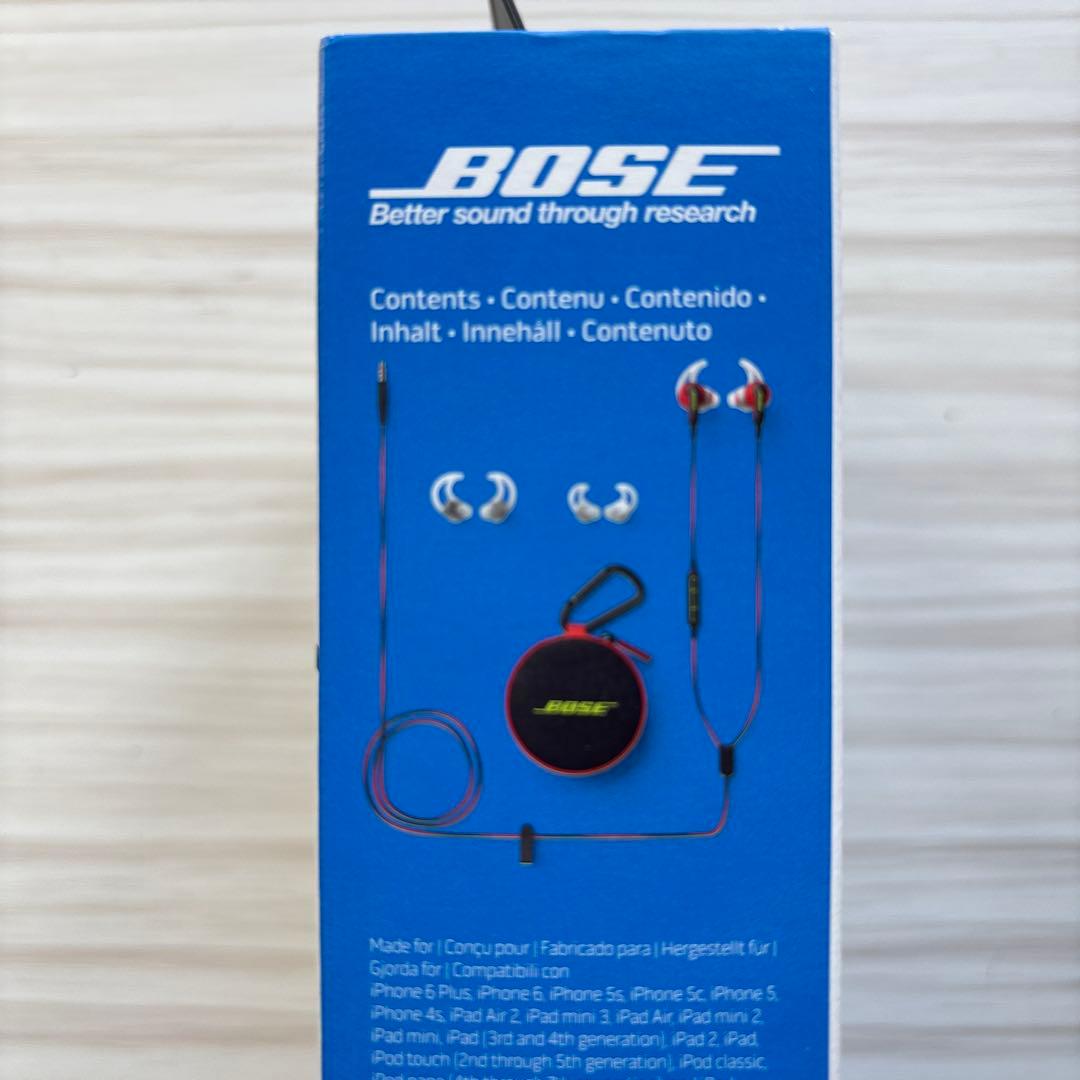 Bose SoundSport イヤホン レッド