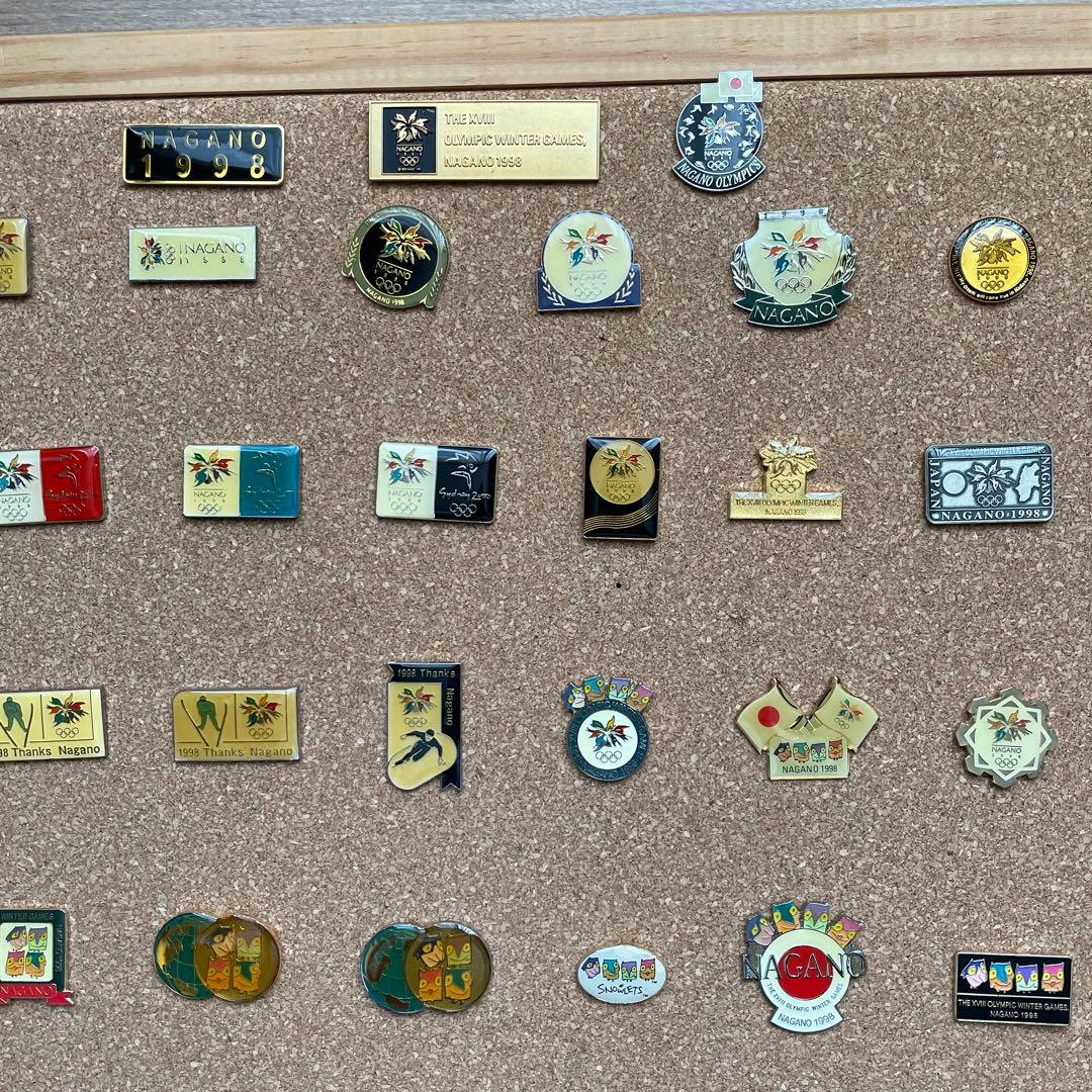1998 長野オリンピック　限定ピンバッチ　77個