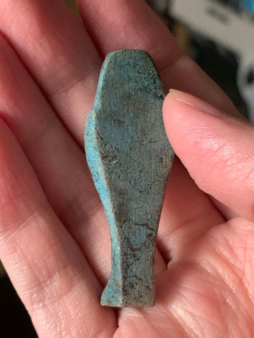 古代エジプト　出土　ファイアンス製　ウシャブティ　ガンダーラ　ホルス　スカラベ