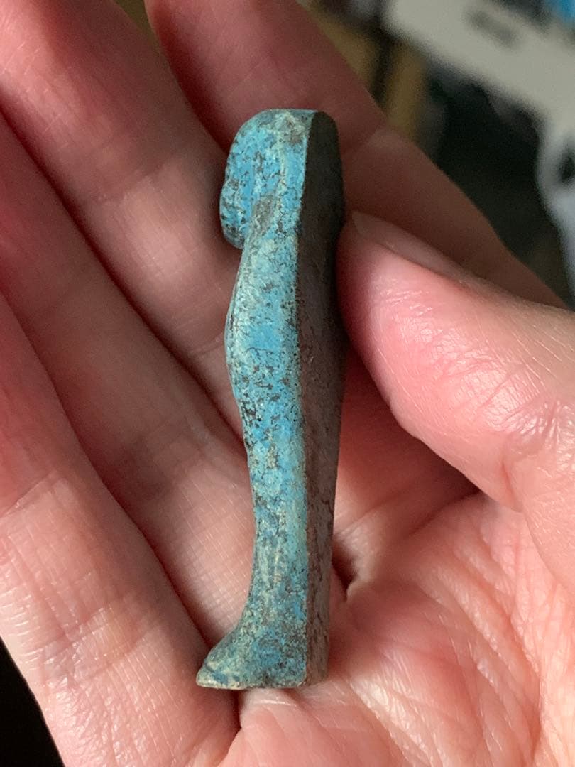 古代エジプト　出土　ファイアンス製　ウシャブティ　ガンダーラ　ホルス　スカラベ