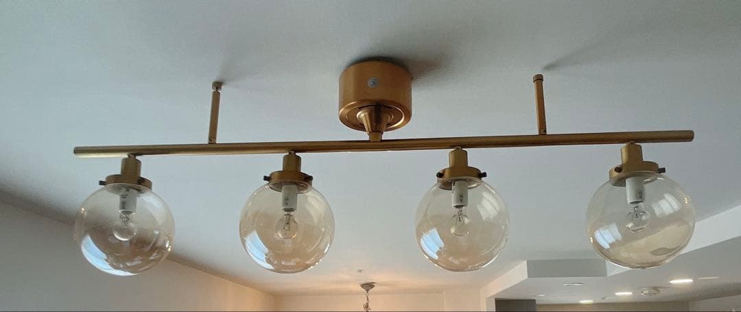 フランフラン　照明　ガラス　シーリングライト