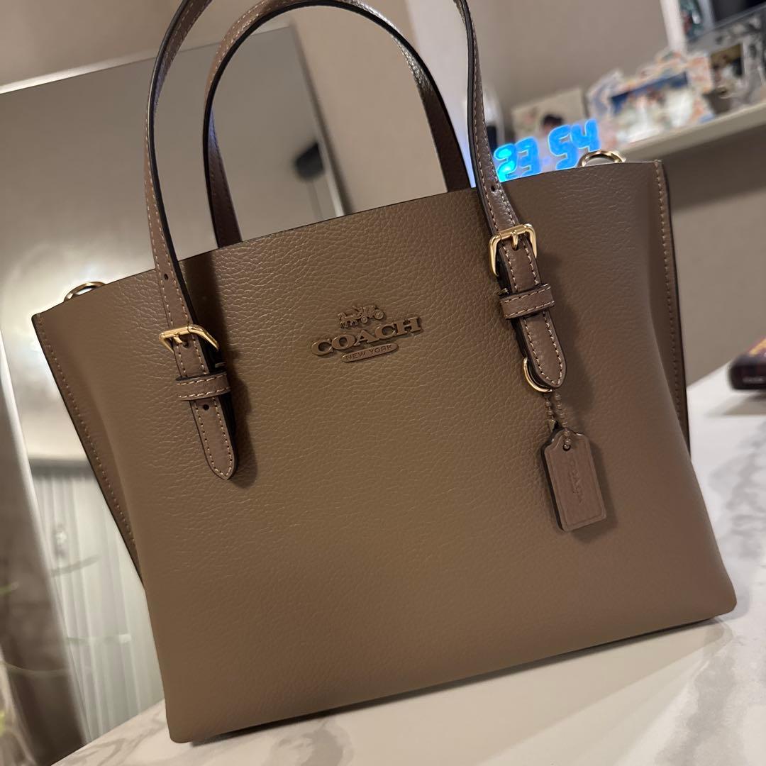 Erikaさん専用COACH ブラウンレザー ハンドバッグ