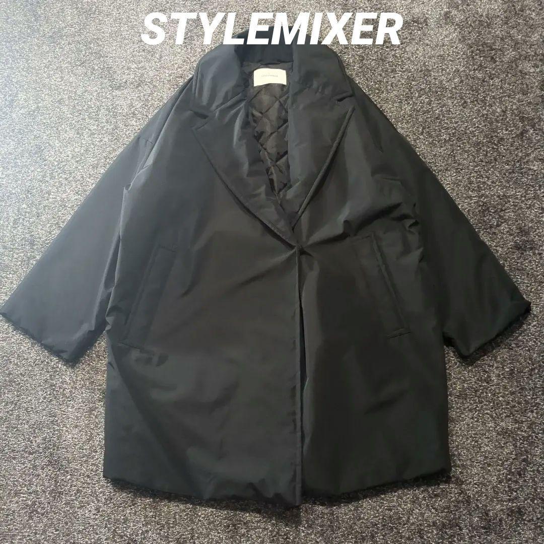 完売品 STYLEMIXER パッファーテーラーコート ブラック 黒