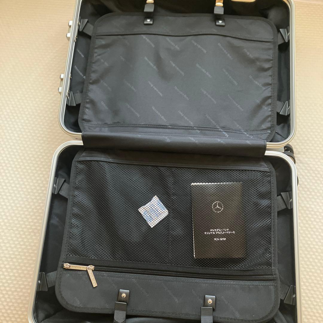 新品未使用メルセデスベンツ アルミスーツケース　非売品　キャリーケース 32L