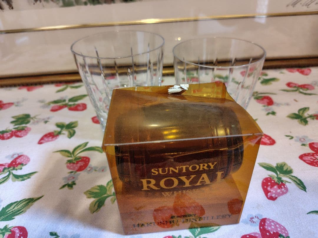 バカラ　アルルカン　2客　箱付き　サントリー　150ml ローヤル　ウイスキー